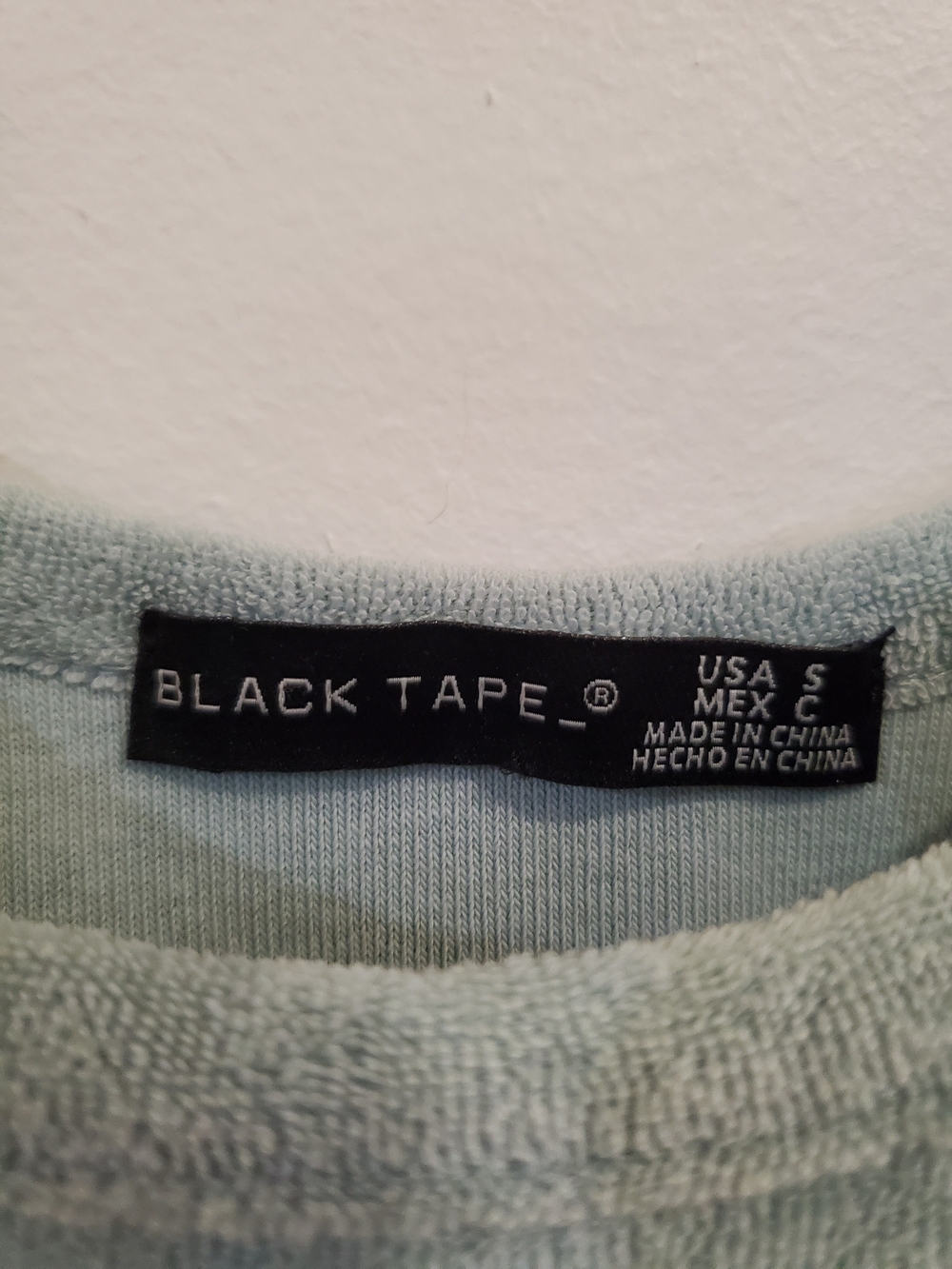 Sage Blue Terry Cloth Top - NWT - Picture 4 of 6